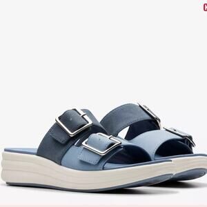 Clarks Drift Buckle Denim Combination